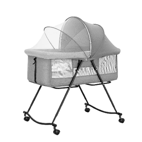 Perfect Dealz Baby Rocker Bassinet Crib & Co-Sleeper with Detachable Mosquito Net