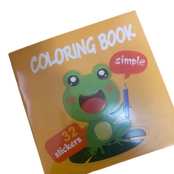 Colouring Book with Stickers image 1