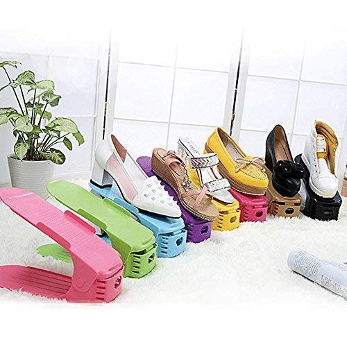 Set of 4 Plastic Shoe Organizers image 1
