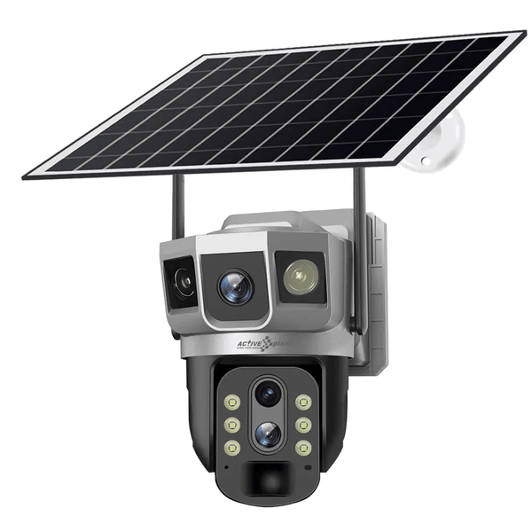 Perfect Dealz 4G Dual-Lens Solar CCTV Camera for Surveillance