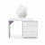 Elegant Multi-Purpose Vanity Table featuring a sleek design with a mirror and three spacious drawers.