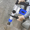 1500W Electric Demolition Jackhammer Concrete Breaker Kit in use, efficiently breaking through tough surfaces.