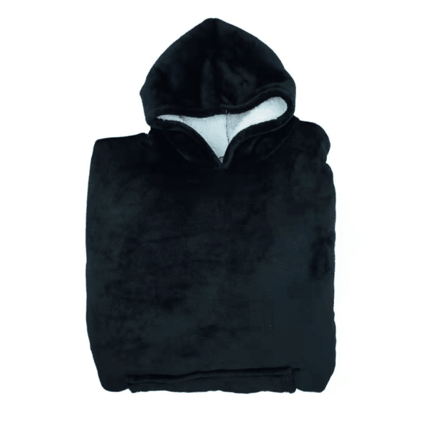 Super Long Winter Wearable Blanket with Hoodie image 3