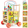 Kids Wooden Educational Walker image 1