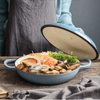Perfect Dealz 30cm Premium Cast Iron Casserole Pot with Lid