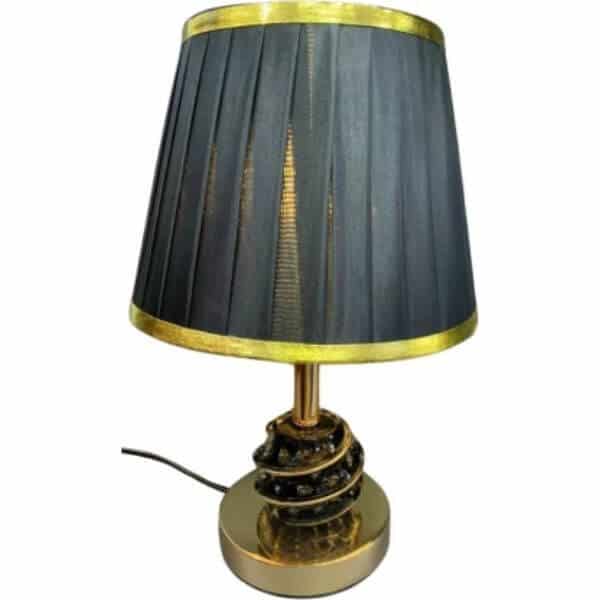Black Shade Table Lamp with Base image 1