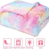 Perfect Dealz Glow in The Dark Unicorn Colorful Throw Blanket