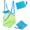 Sand Away Mesh Beach Bag – Spacious, Lightweight Tote in vibrant colors, ideal for beach days and outdoor adventures.