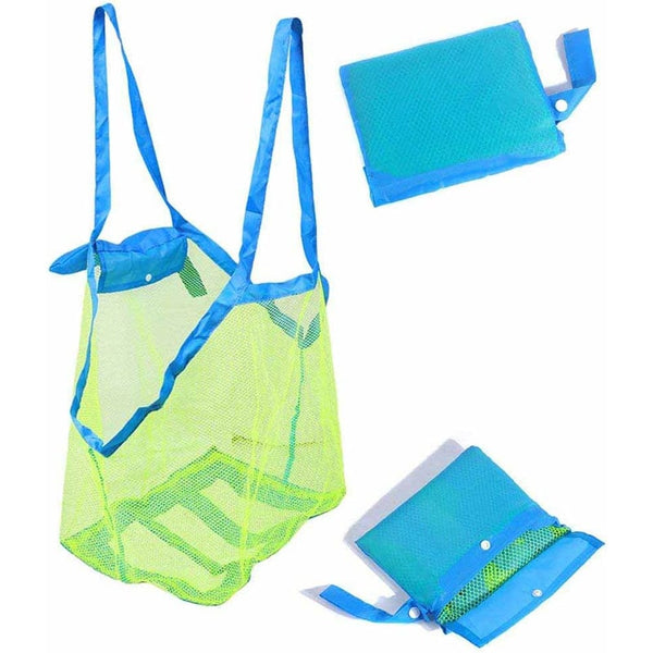 Sand Away Mesh Beach Bag – Spacious, Lightweight Tote in vibrant colors, ideal for beach days and outdoor adventures.