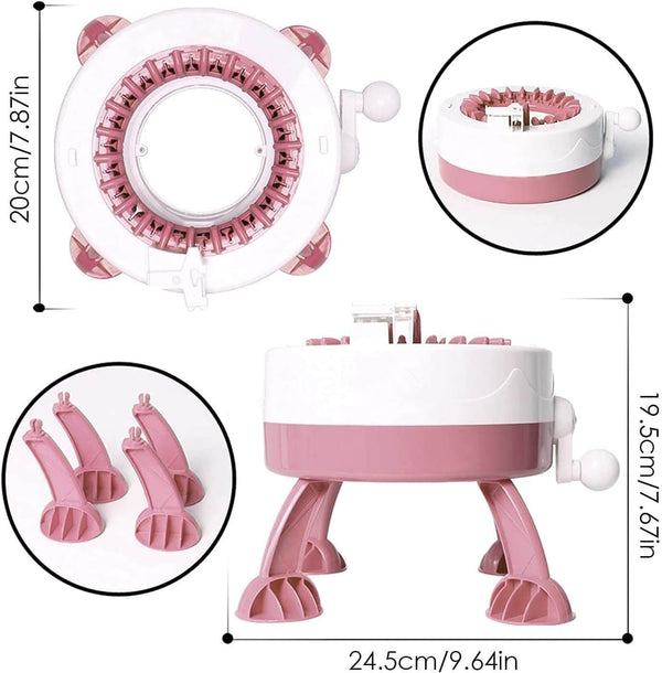 22 Needles DIY Knitting Machine image 4