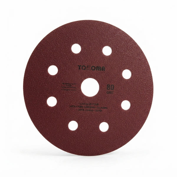 5-Inch 8-Hole Aluminum Oxide Sanding Discs