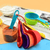 Perfect Dealz 12Pcs Plastic Colorful Measuring Cups and Spoons Set