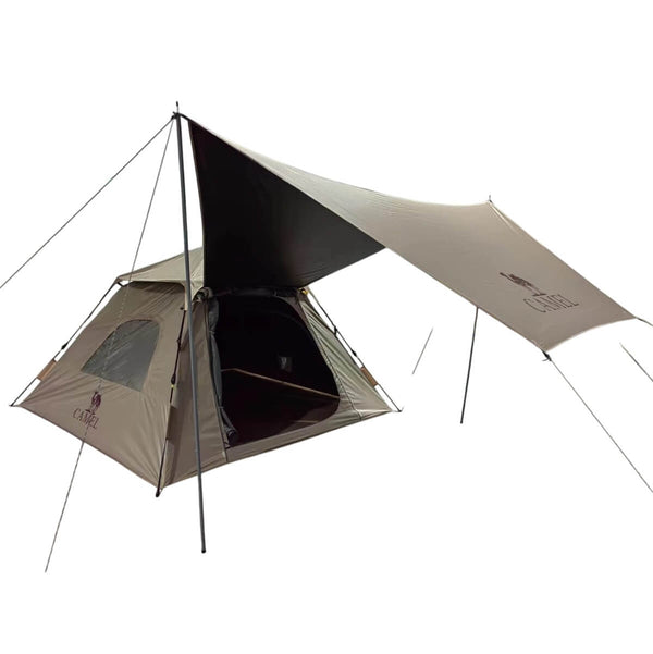 2 in 1 Family Camping Tent with Canopy image 1