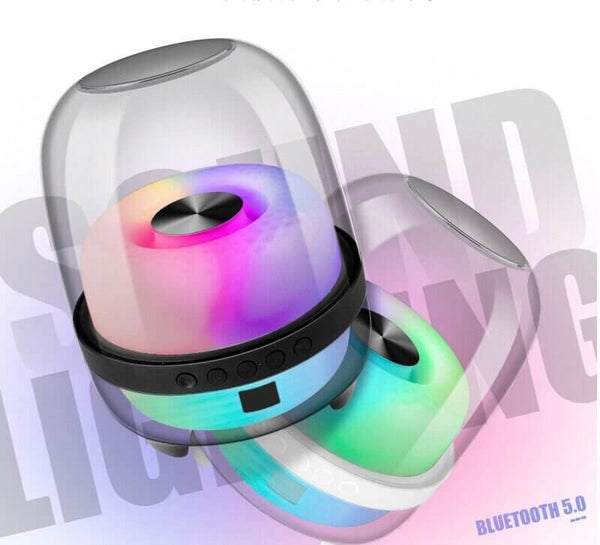 Perfect Dealz Transparent Design Crystal RGB Colorful Luminous BT 5.1 Speaker