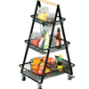 Perfect Dealz 3 Tier Fruit Vegetable Storage Rack with Wheels