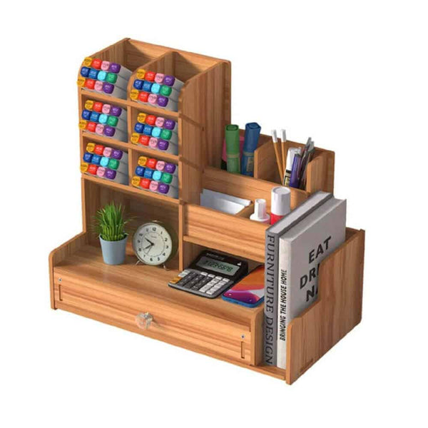 Perfect Dealz Desktop Organizer with Book Holder