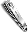 Large Stainless Steel Nail Clipper with a sleek design for precise nail trimming.