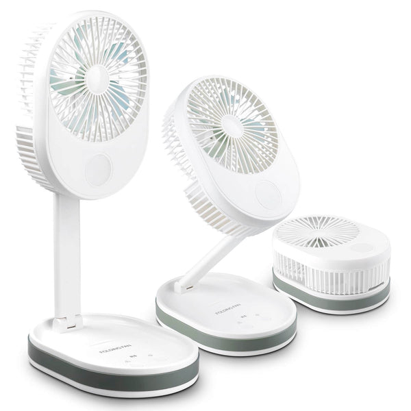 Folding Portable Fan with Light Feature image 1