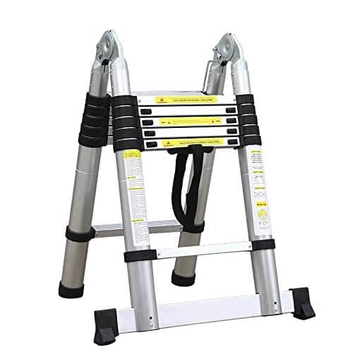 3.8M Telescopic Ladder 1.9M + 1.9M image 1