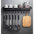 Perfect Dealz Stainless Steel Kitchen Wall-Mounted Utensil Organiser Rack