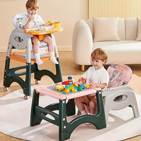 Perfect Dealz 3 In 1 Kids Plastic Toddler Booster Dining Chair