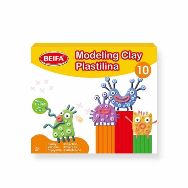 Perfect Dealz Non-Toxic 10 Colors Plasticine