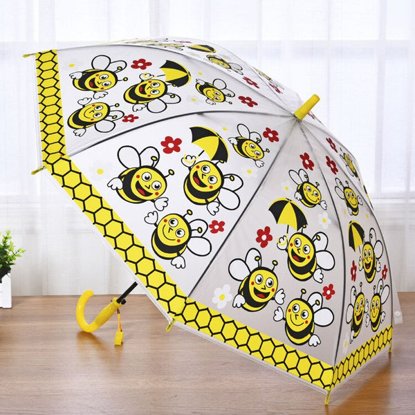 Cartoon Print Lightweight Kids Umbrella