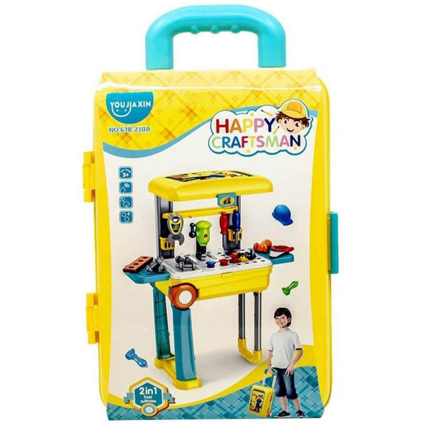 Perfect Dealz Happy Craftsman 2 In 1 Engineering Tools Suitcase Play Set