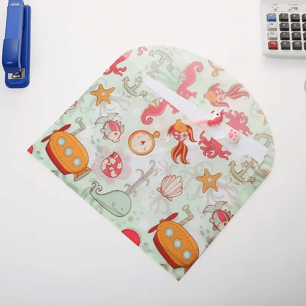 Pack of 12 A4 Cartoon Marine Fish File Folder image 4