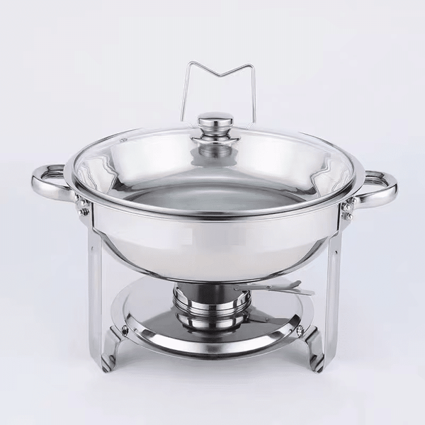 5L Luxury Stainless Steel Silver Buffet Chafing Dish image 1