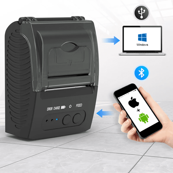 Perfect Dealz Portable USB Bluetooth Thermal Receipt Printer