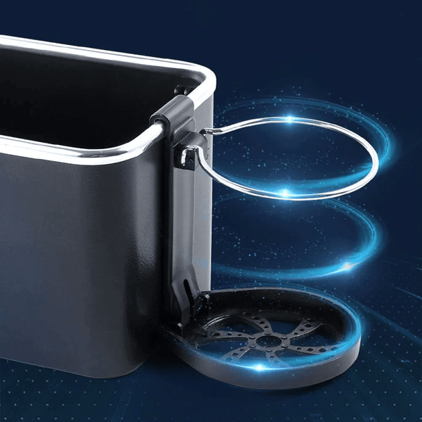 Perfect Dealz Car Armrest Storage Box with Cup Holder