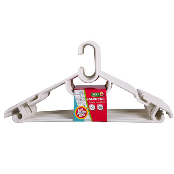 20 Piece Plastic Hangers image 0