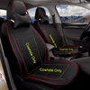 Perfect Dealz Universal Fit Luxury Black and Red Leather Car Seat Covers
