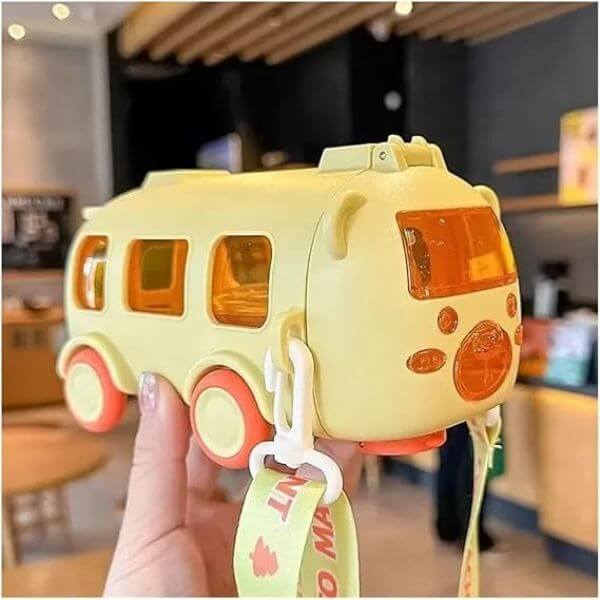 500ml Cute Bus Water Bottle for Kids image 6
