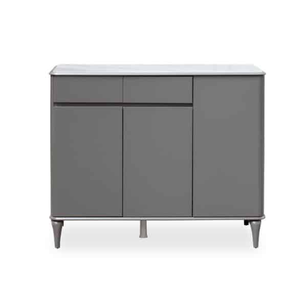 Perfect Dealz Modern Grey Multi-Storage Shoe Cabinet