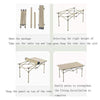 Portable Camping Table-Wooden image 3