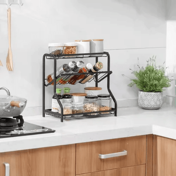 Perfect Dealz 3-Tier Countertop Slanted Spice Rack