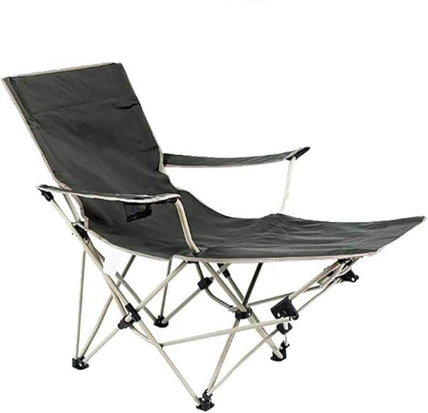 Perfect Dealz Folding Camping Lounge Chair With Footrest