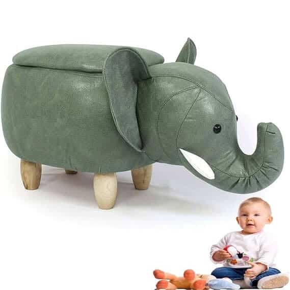 Perfect Dealz Kids Elephant Ride On Footstool