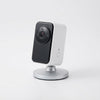 3MP 2K Wireless Window Security Camera on a stand showcasing its compact design.