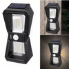 Solar Modern Outdoor Wall Light with solar panel and bright LED design, ideal for enhancing outdoor spaces.
