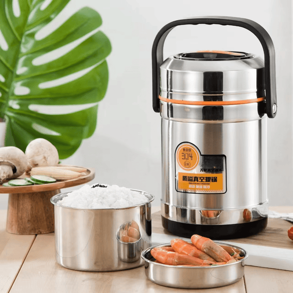 Perfect Dealz Vacuum Insulated Thermos Lunch Bento Box 2.0L