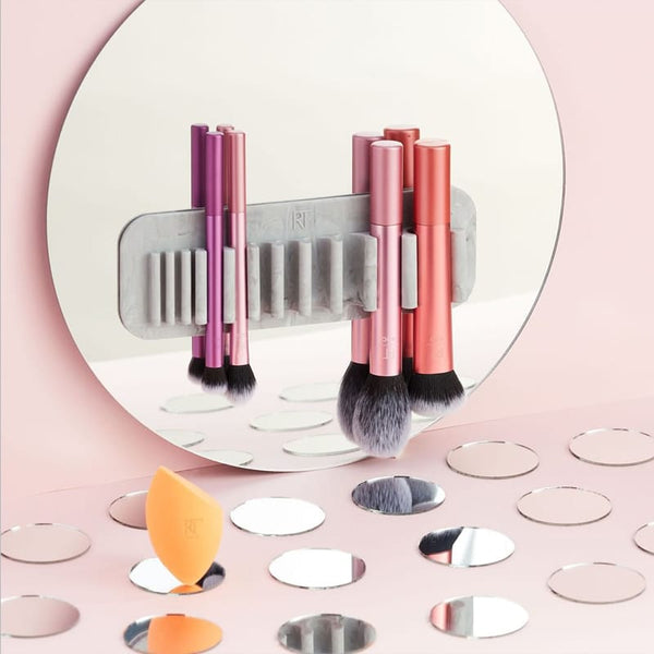 Wall Mount Silicone Makeup Brush Holder image 0