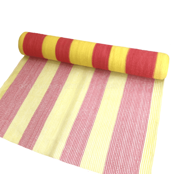 50M Heavy-Duty Orange and Yellow UV-Resistant Safety Net image 1