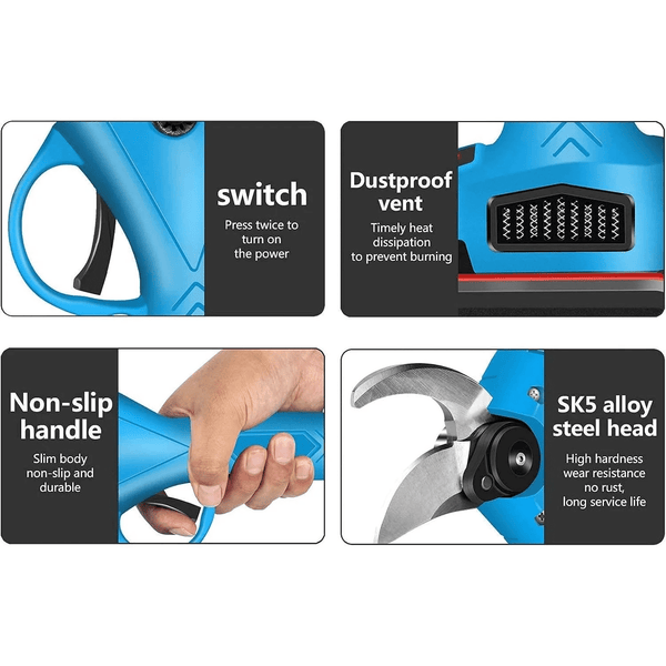 Perfect Dealz Cordless Electric Pruner with Rechargeable Battery