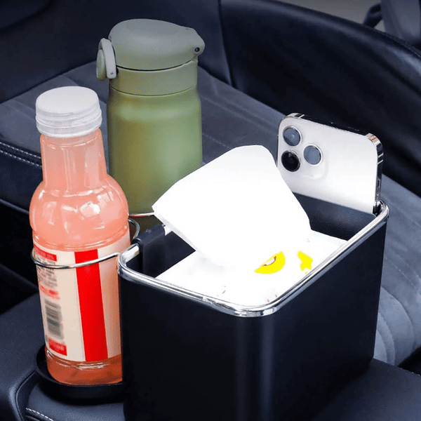 Perfect Dealz Car Armrest Storage Box with Cup Holder