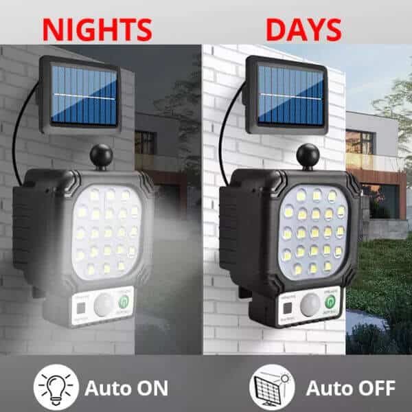 Super Bright Sensor Street Lamp With Solar Panel image 4