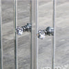 Victorian High-Gloss 4 Door Sideboard featuring elegant crystal door knobs in a luxurious setting.