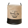 Cylindrical Laundry Basket Storage Bin image 1